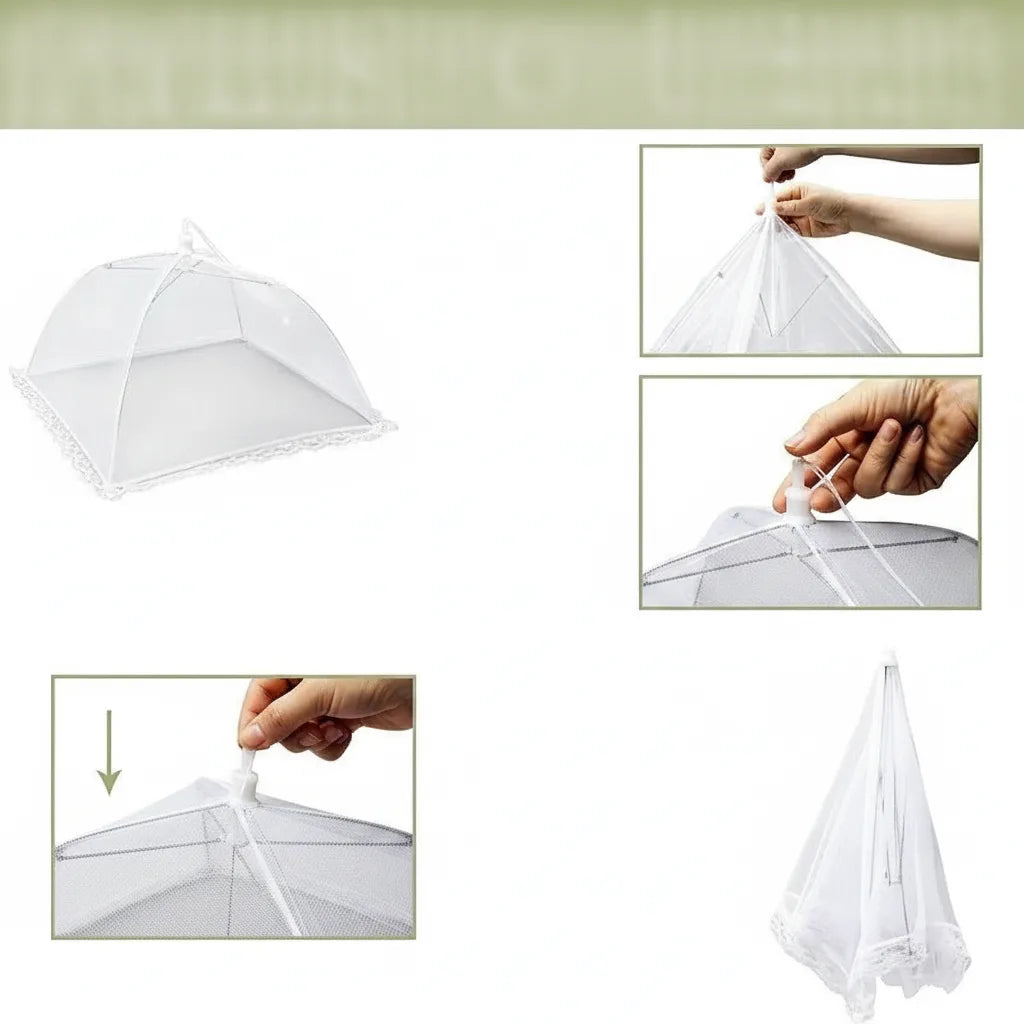 Food Cover Pop-Up Fine Mesh Insect Protection