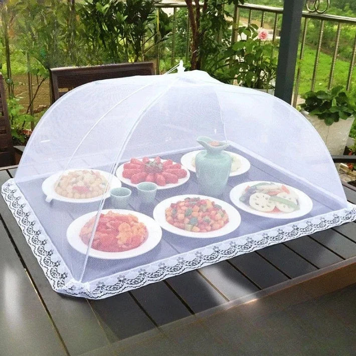 Food Cover Pop-Up Foldable Fine Mesh Insect Protection