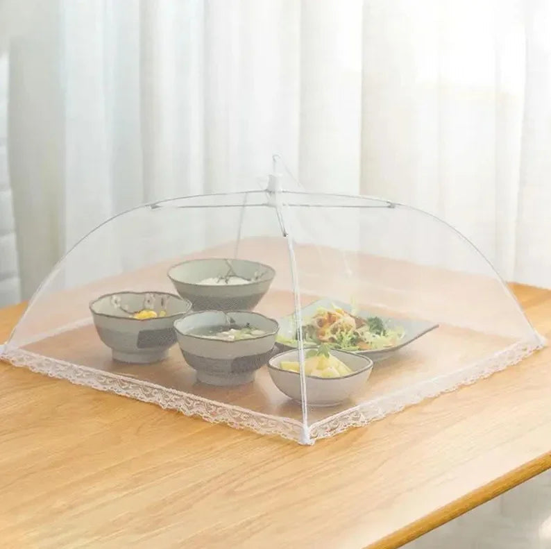 Food Cover Pop-Up Foldable Fine Mesh Insect Protection