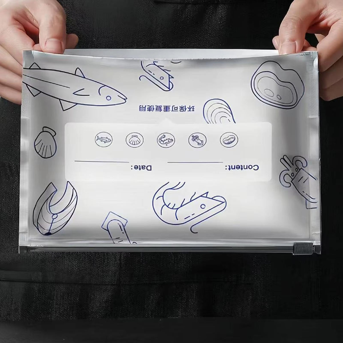 Food Storage Bags Reusable Airtight Aluminum Set of 20