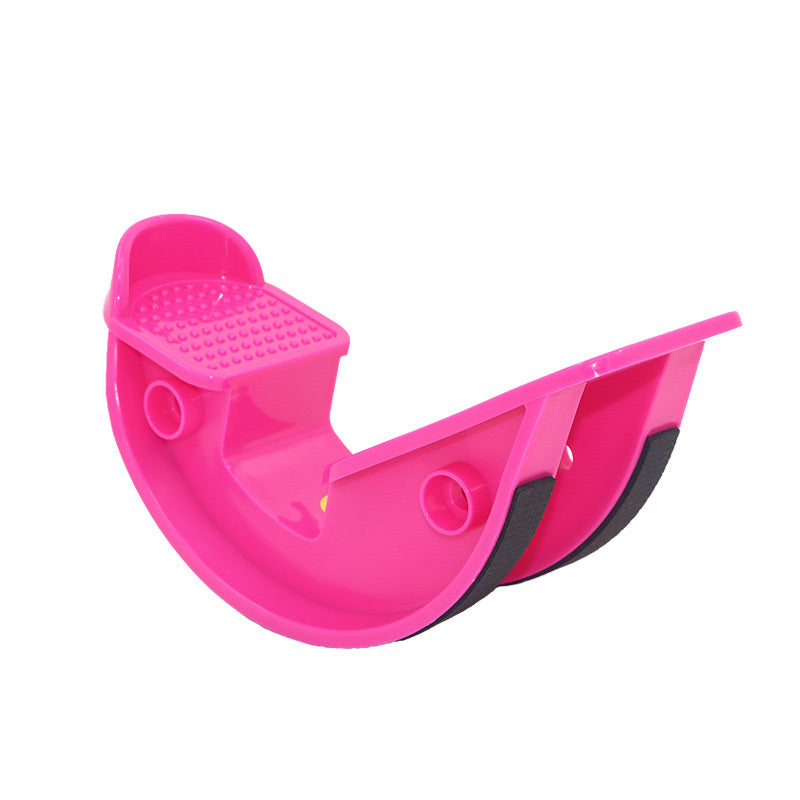 Foot & Calf Stretch Roller Curved Ergonomic Non-Slip Grip