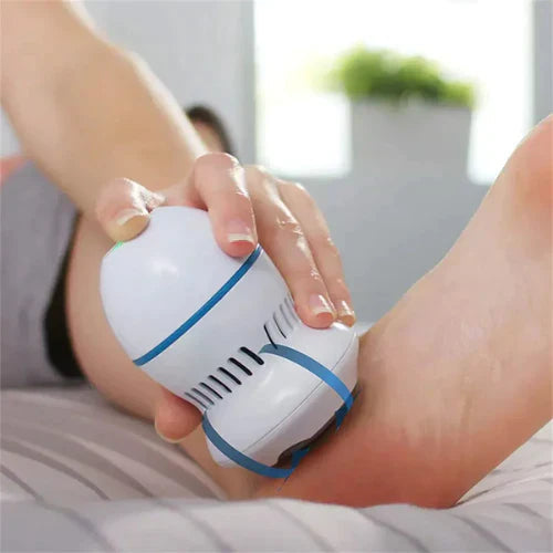 Foot Callus Remover Cordless Rechargeable Replaceable Stainless Steel Rolls