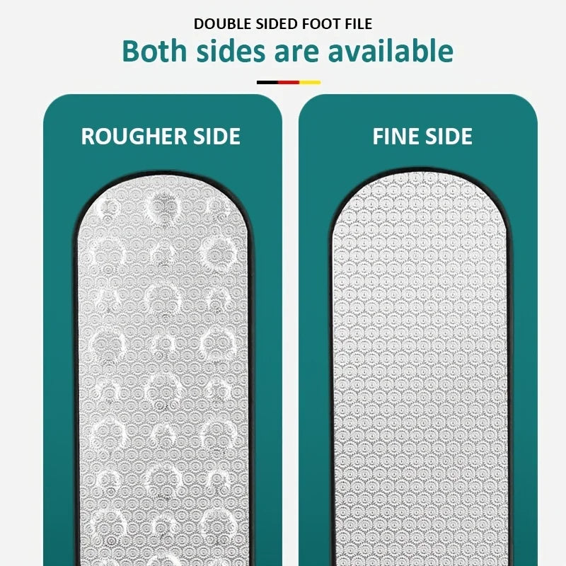 Foot Callus Remover Double-Sided Stainless Steel Non-Slip Handle