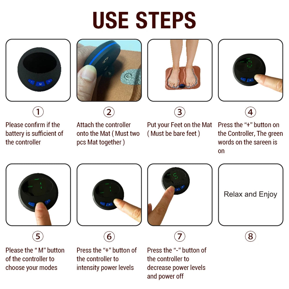 Foot Massager 3D EMS Wireless & Portable