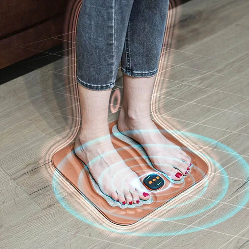 Foot Massager NMES Therapy Copper Fiber Remote Control