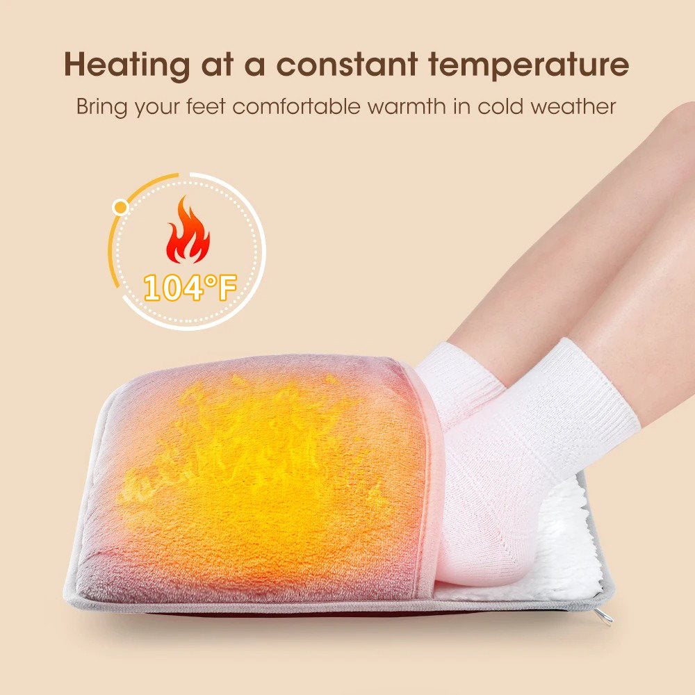 Foot Warmer USB-Powered Soft Flannel 104°F