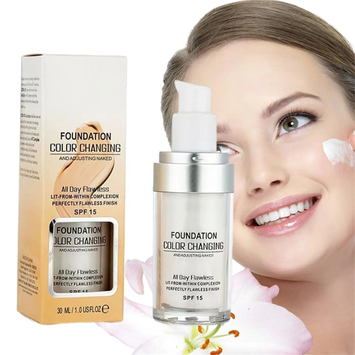 Foundation Color-Adaptive Full Coverage SPF 15