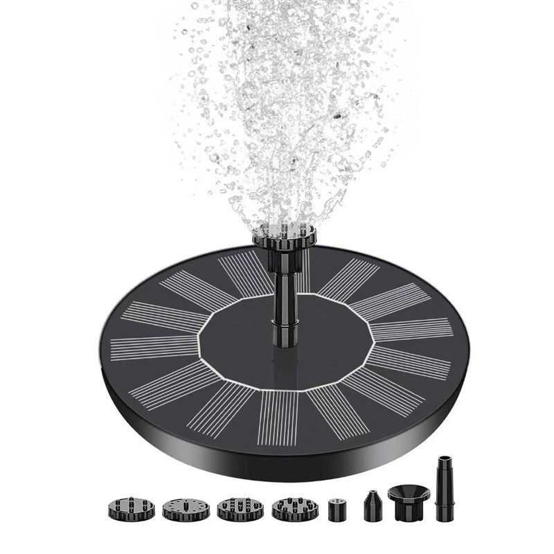 Fountain Pump Solar 8 Nozzles High Flow