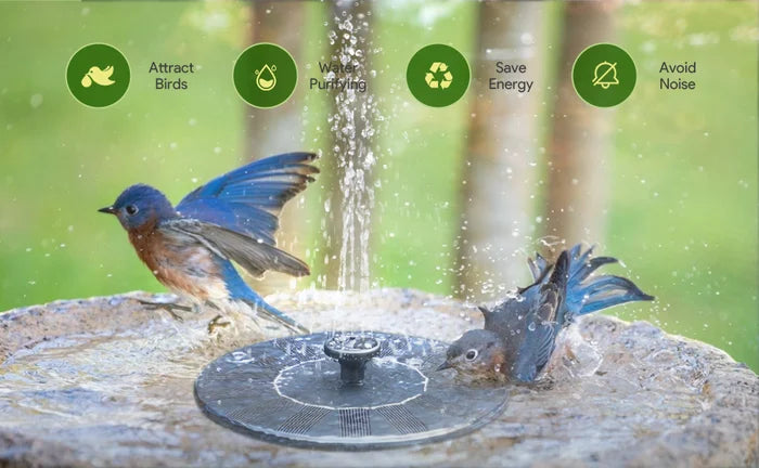Fountain Pump Solar 8 Nozzles High Flow