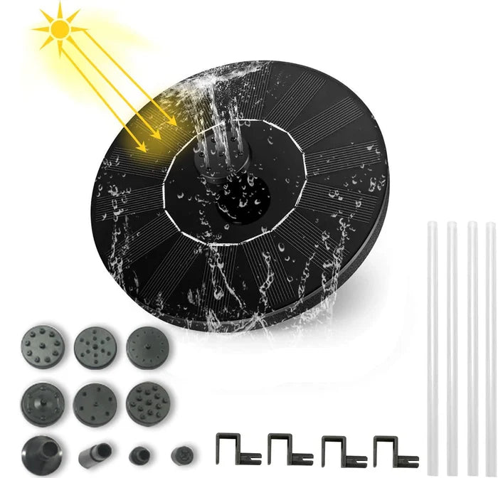 Fountain Pump Solar 8 Nozzles High Flow