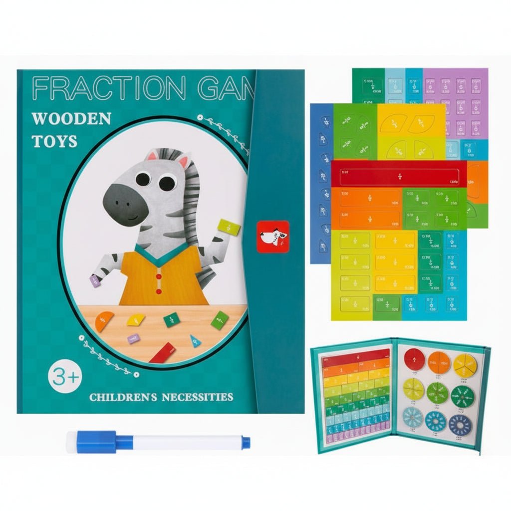 Fraction Learning Set Magnetic Multicolor EVA Foam
