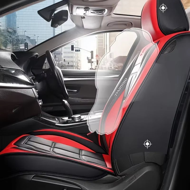 Front Seat Cover Faux Leather Padded Universal Fit
