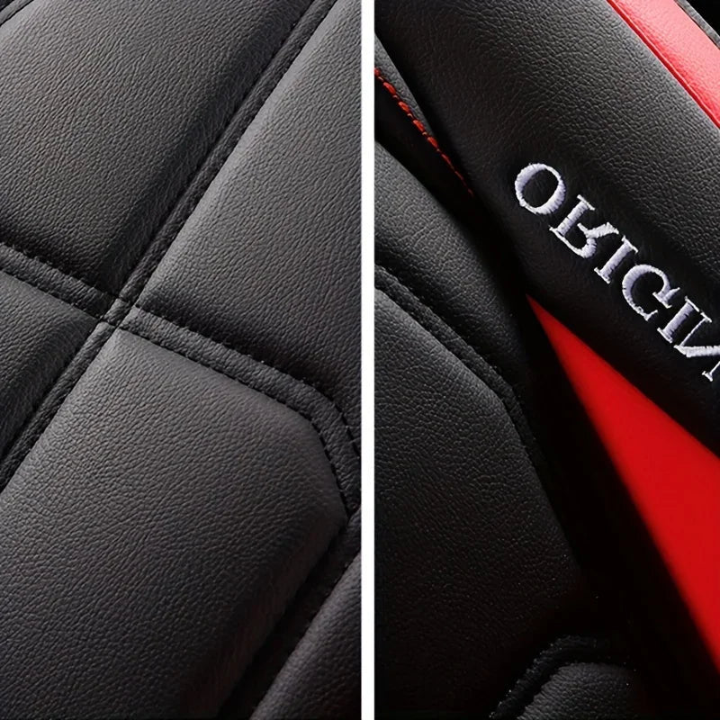 Front Seat Cover Faux Leather Padded Universal Fit