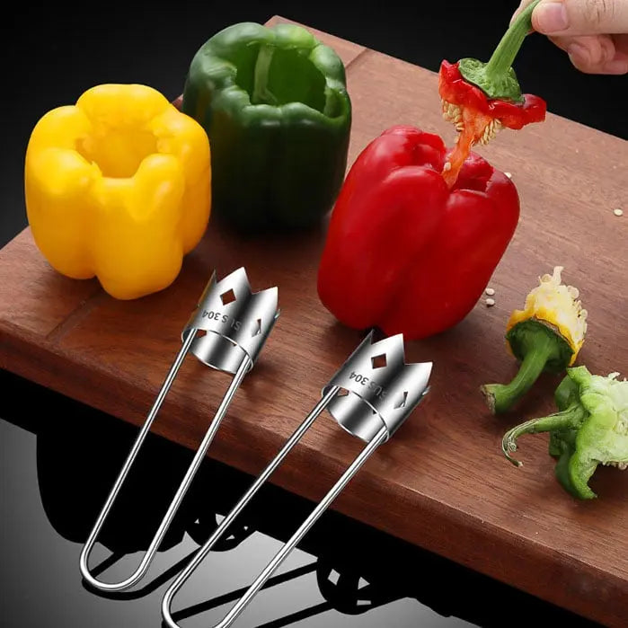 Fruit Corer 304 Stainless Steel Ergonomic Twist-Press