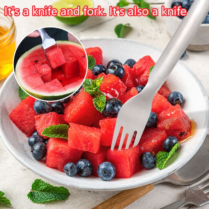 Fruit Slicer 2-in-1 Stainless Steel & Dishwasher Safe