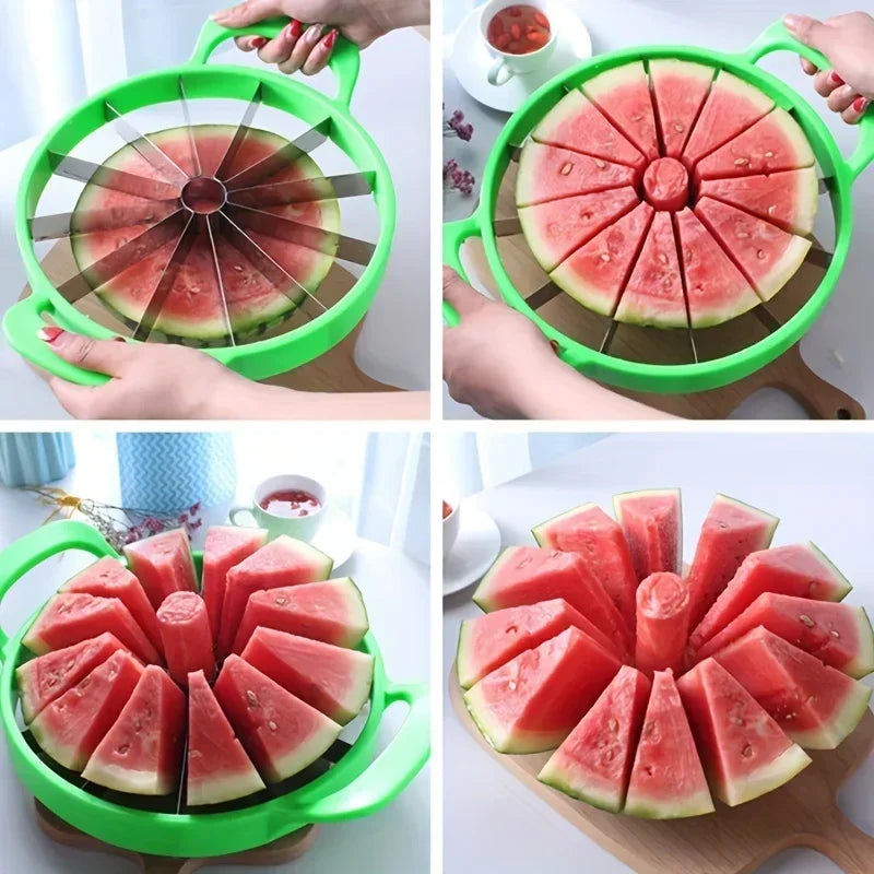 Fruit Slicer Stainless Steel Blades 8 Or 12 Cuts Compact
