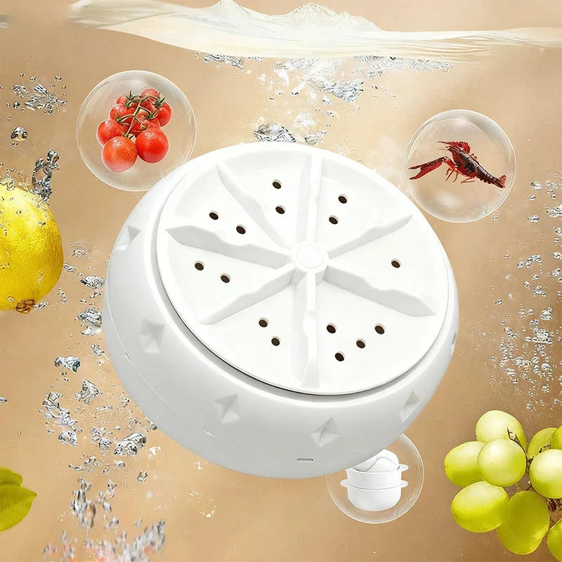 Fruit & Vegetable Washer Vortex Cleaning Waterproof USB-Powered