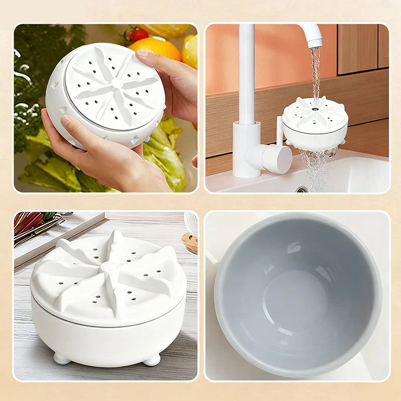 Fruit & Vegetable Washer Vortex Cleaning Waterproof USB-Powered