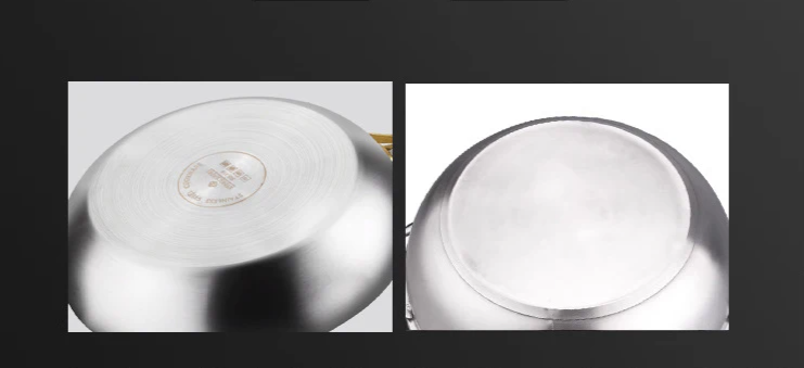 Frying Pan 316 Stainless Steel 7-Layer Induction Compatible
