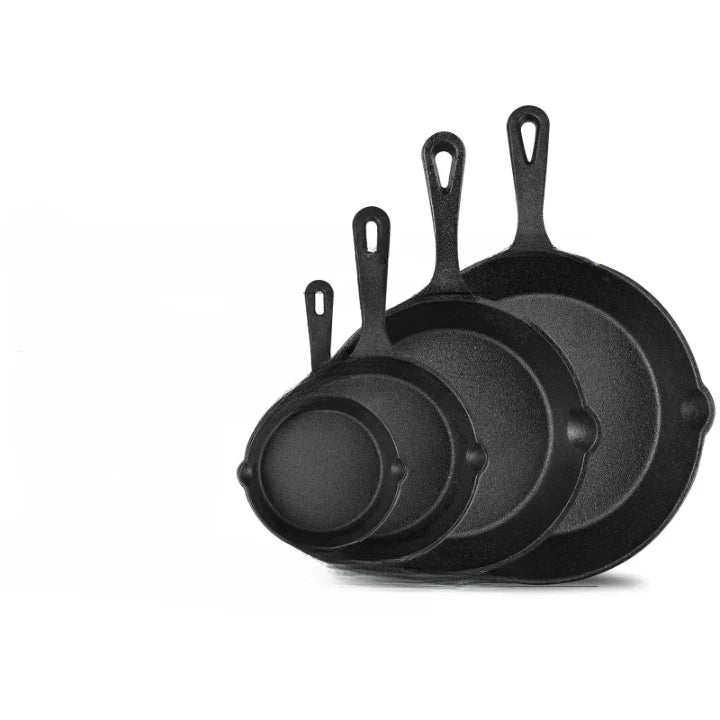 Frying Pan Set Cast Iron Non-Stick Set of 4