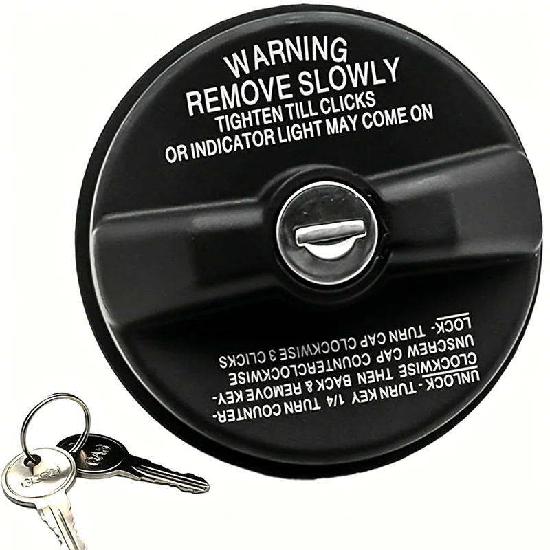 Fuel Cap Lockable Anti-Theft Airtight Seal 2 Keys