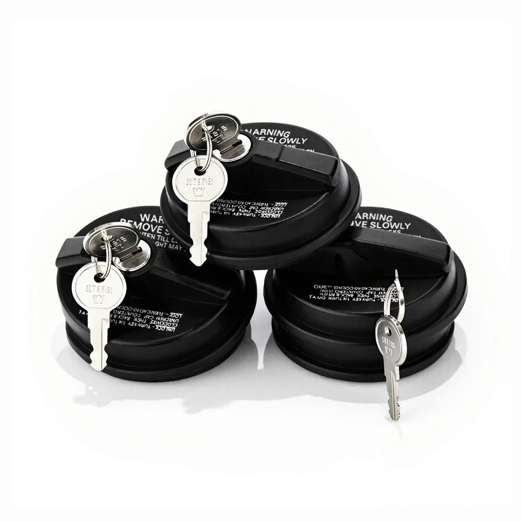 Fuel Cap Lockable Anti-Theft Airtight Seal 2 Keys