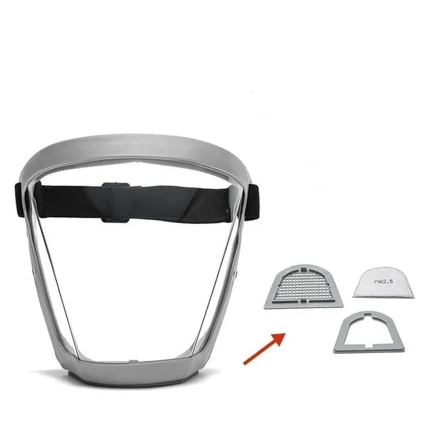 Full Face Shield Anti-Fog Polycarbonate Adjustable Headband