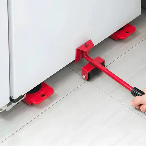 Furniture Lifter Set Ergonomic Lever Scratch-Free Gliders 661 lb
