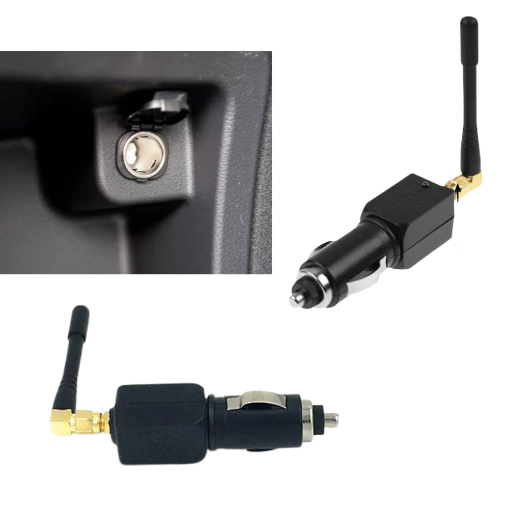 GPS Signal Blocker 12V Cigarette Lighter & External Antenna