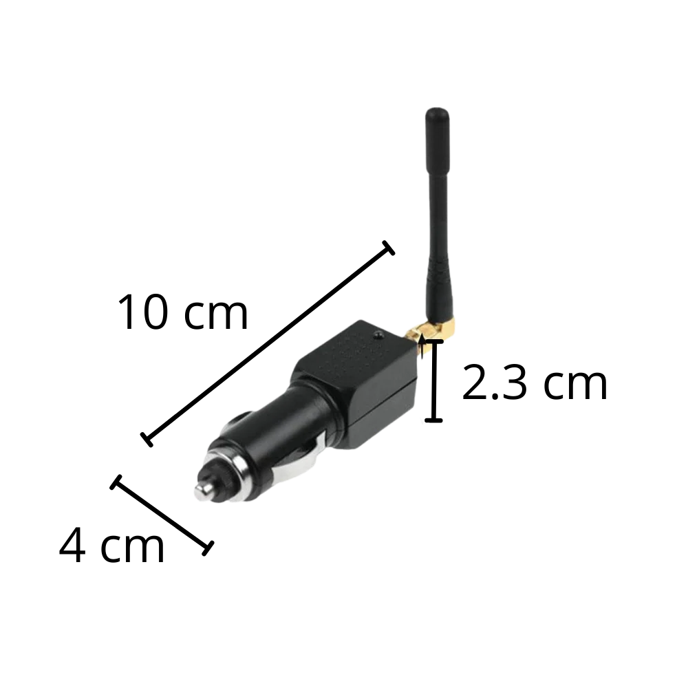 GPS Signal Blocker 12V Cigarette Lighter & External Antenna