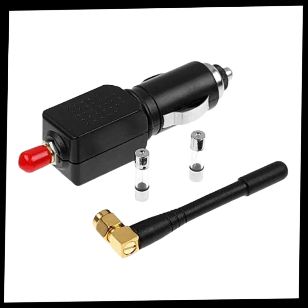 GPS Signal Blocker 12V Cigarette Lighter & External Antenna