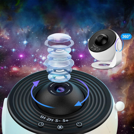 Galaxy Projector 13 HD Scenes Adjustable Focus & Timer