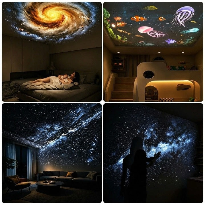 Galaxy Projector Dual-Function USB-Powered Flexible Gooseneck