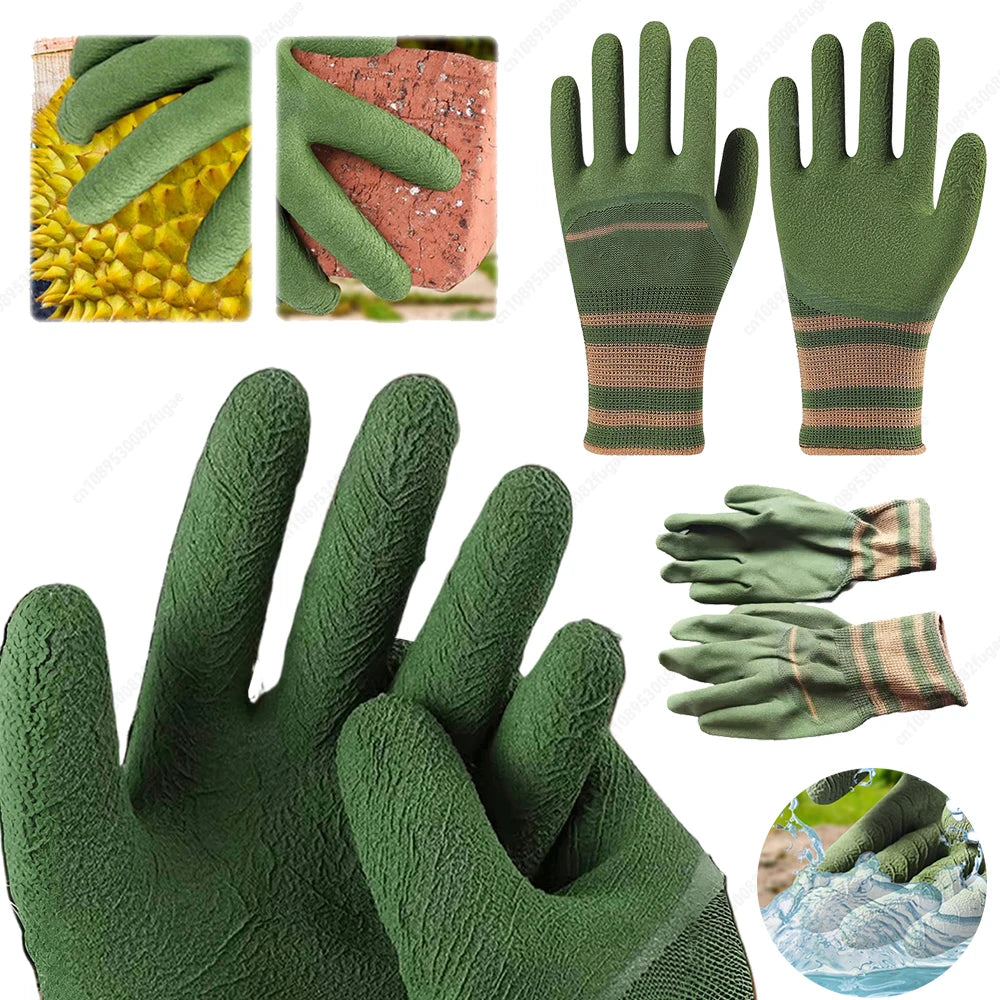 Garden Gloves Thorn-Resistant Waterproof Non-Slip Palm