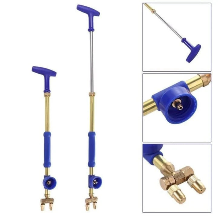 Garden Hand Sprayer Adjustable Nozzle Brass Head & Leak-Proof Valve