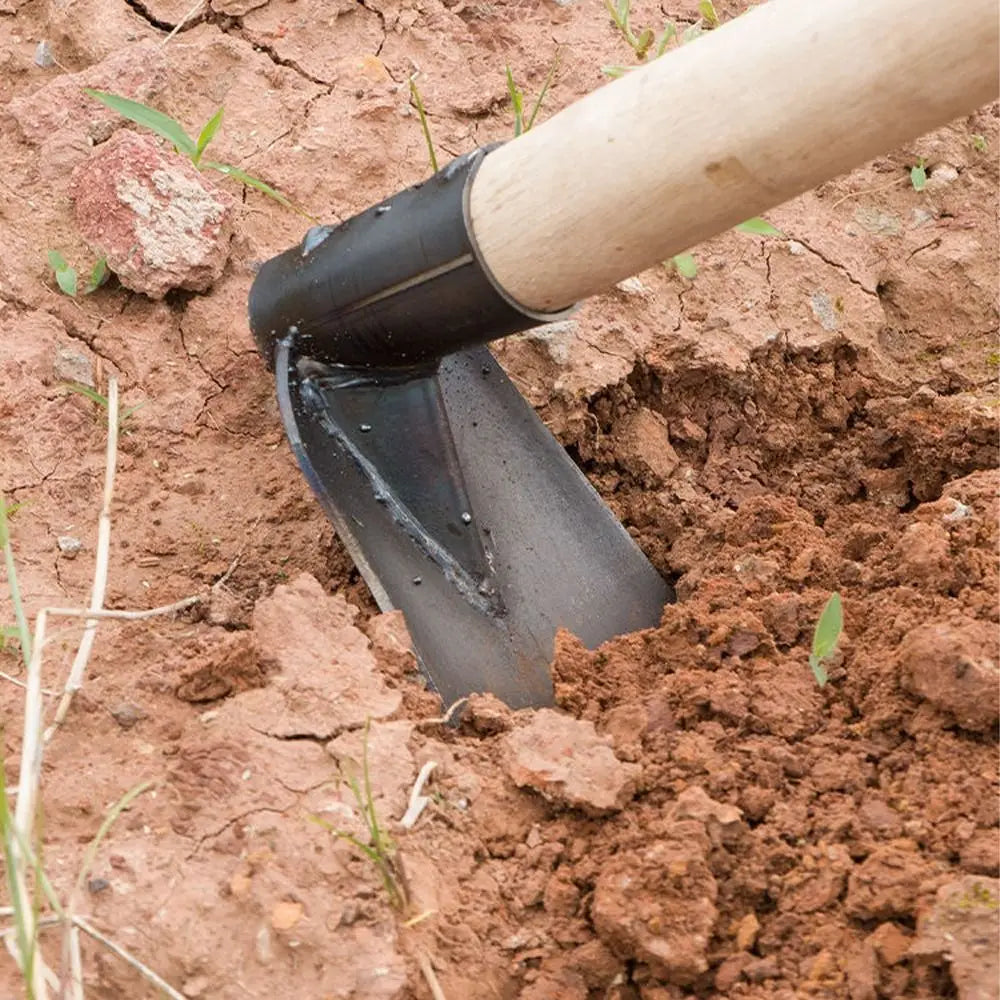 Garden Hoe Manganese Steel Ergonomic Handle