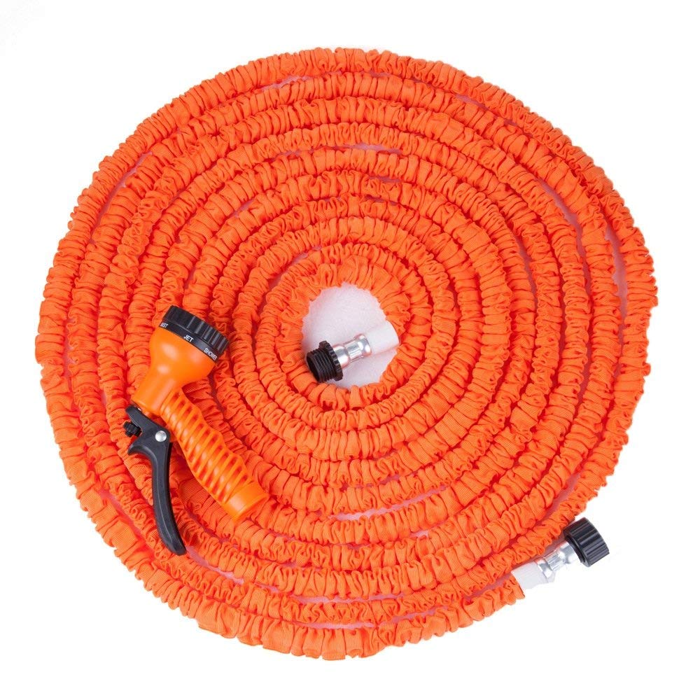 Garden Hose Expands 3x Kink-Resistant 7-Mode Nozzle
