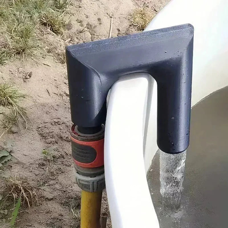 Garden Hose Holder Hands-Free Clamp Non-Slip Universal Fit