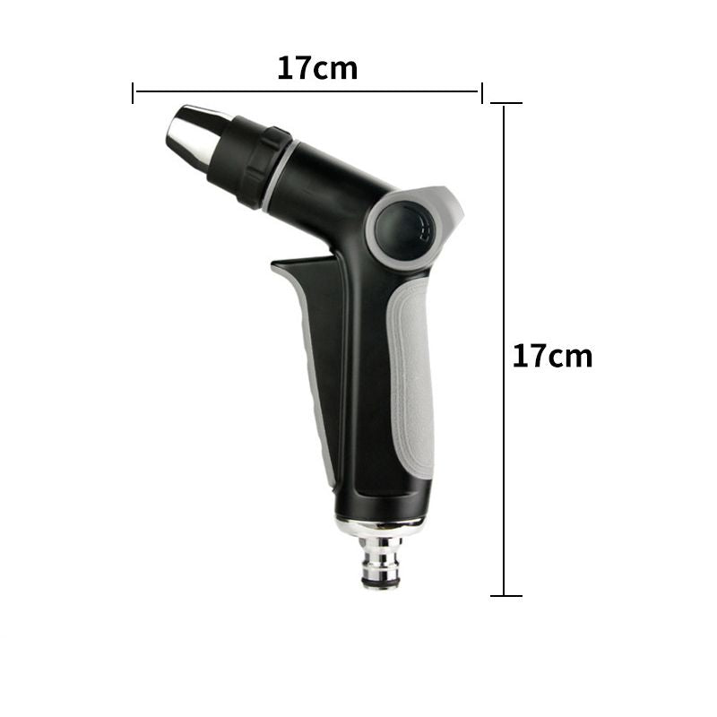 Garden Hose Nozzle High-Pressure & Adjustable Spray Quick-Connect