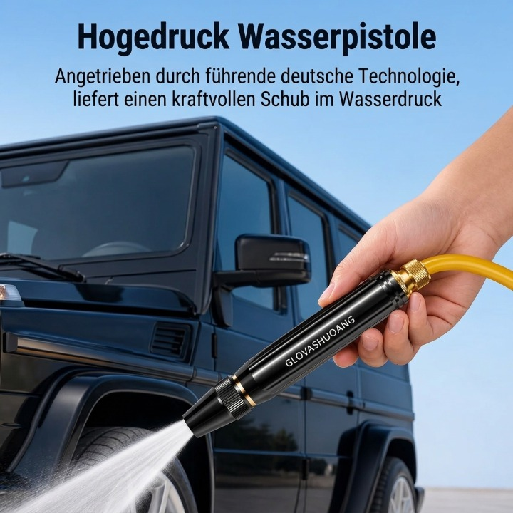 Garden Hose Nozzle High-Pressure Screw-On Metal Tip