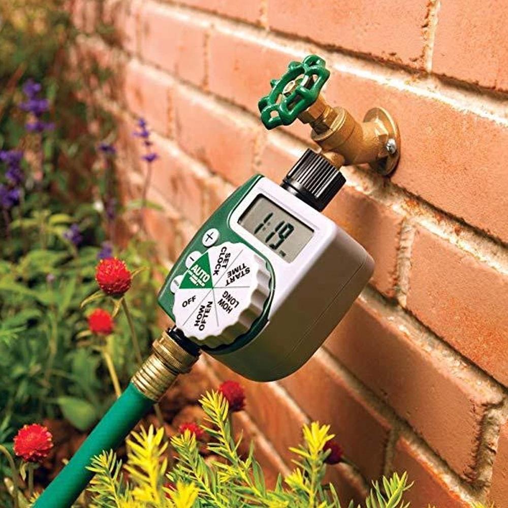 Garden Irrigation Timer Programmable LCD Waterproof
