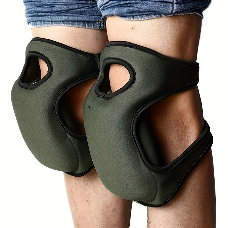 Garden Knee Pads Shock-Absorbing Non-Slip Adjustable Straps