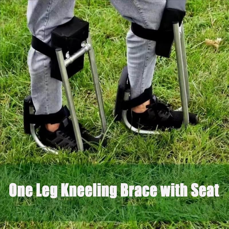 Garden Kneeling Seat EVA Foam & Adjustable Steel Frame