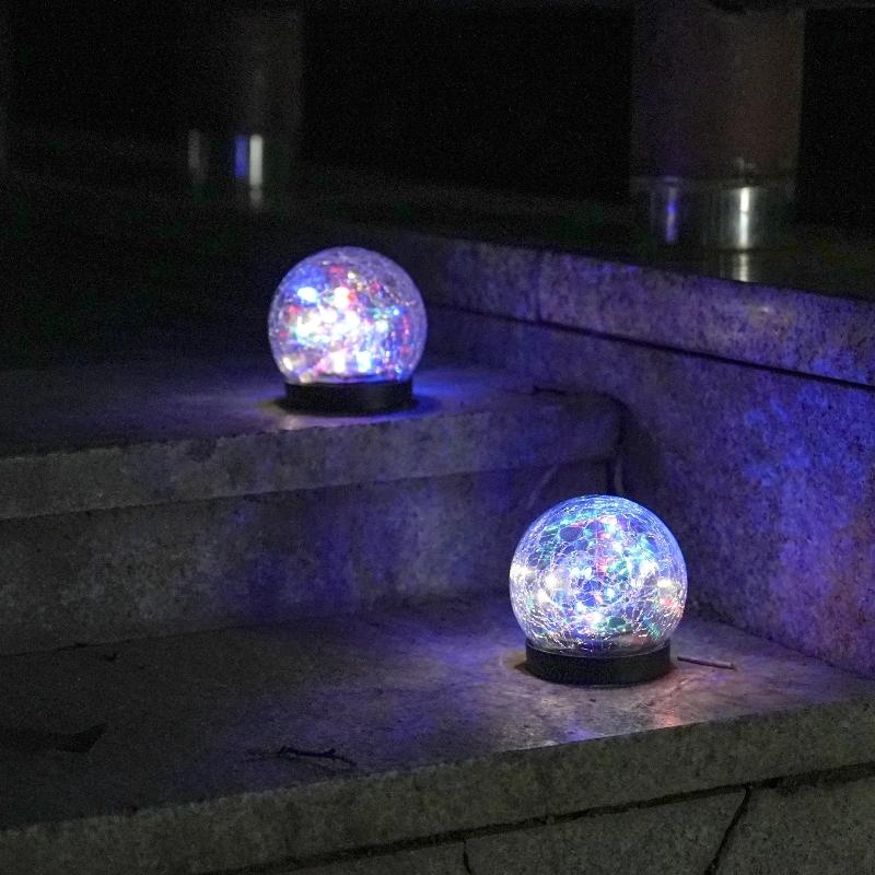 Garden Light Solar-Powered Floral Projection IP64
