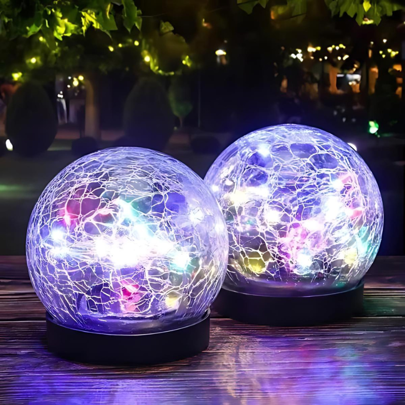 Garden Light Solar-Powered Floral Projection IP64