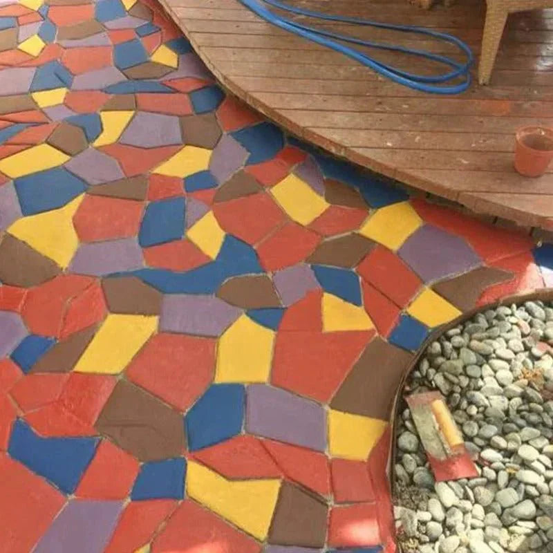 Garden Paving Stencil Reusable ABS Plastic Multiple Shapes