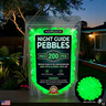 Garden Pebbles Glowing Up To 10 Hours Non-Toxic Resin
