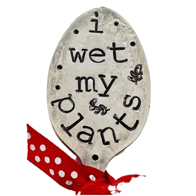 Garden Plant Marker Iron Weatherproof Inscribed Phrases