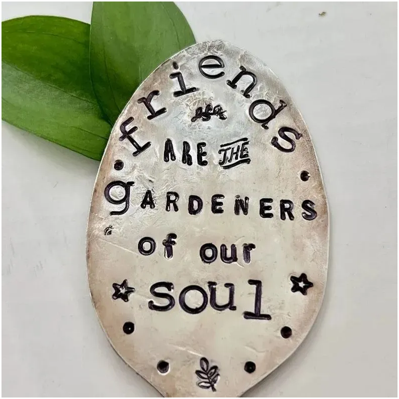 Garden Plant Marker Iron Weatherproof Inscribed Phrases