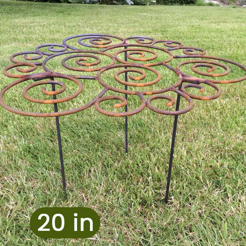 Garden Plant Support Decorative Scrollwork Supports Heavy Blooms